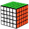 Bokefenuo QY MS 5x5 Magic Cube, Magic Black [Built-in Magnet], Competition Cube, 5x5x5, For Professionals, Experts, and Intermediate Players,