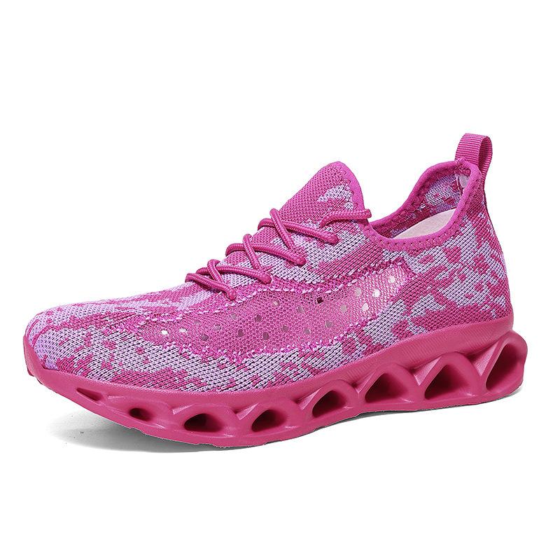 Новая полая плетеная сетка на толстой подошве, легкая и дышащая повседневная спортивная обувь для пар, мужская и женская обувь на все сезоны