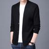 Stylish Men's Korean Knitted Cardigan - Lightweight Spring Sweater