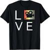 Love Retro Vintage Film Camera Filmmaker T-Shirt