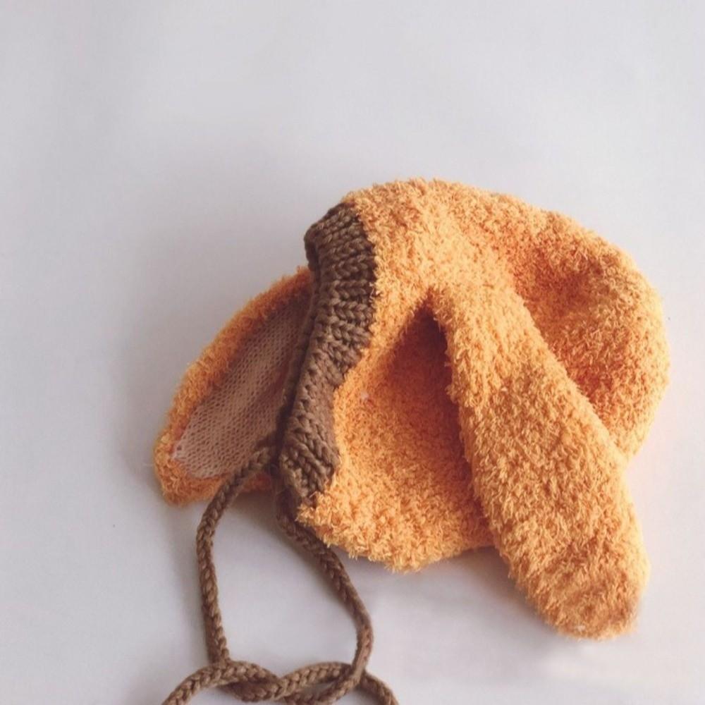 Thick Warm Ear Protection Cap Cartoon Plush Beanie Cap Unisex Baby Rabbit Hat Daily