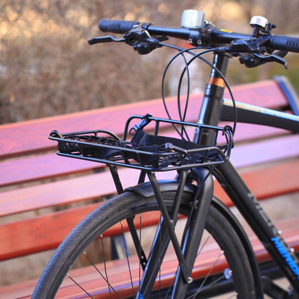 Front Cargo Rack Basket Easy to Install Durability Women Men Carrier Accessories Sturdy Sundries