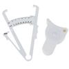 2Pcs/Set White Pvc Body Fat Caliper Measure Tape Tester Fitness For Lose Weight