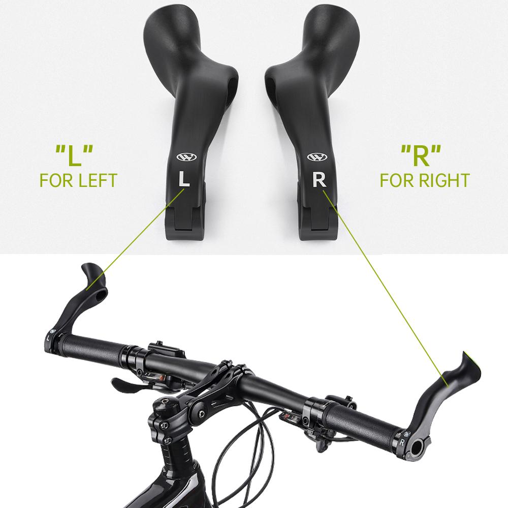 Bicycle Bar Ends Ergonomic Anti-slip MTB Mountain Bike Handlebar Ends for 21.8-22.8mm Handlebars