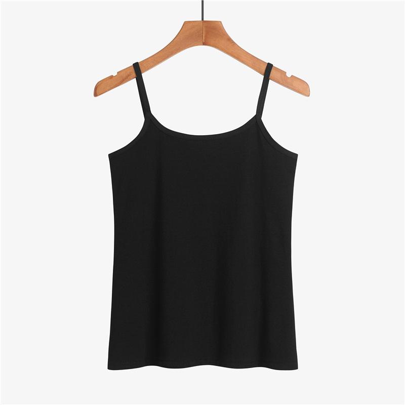 Белый хлопковый фон маленький жилет-подтяжка женский летний внутренний и внешний слой модный сексуальный топ без рукавов летний