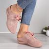 Casual Slippers with Women's Lace Up Wedge Heel and Oversized Hollow Out Slippers