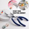 Mini Jewelry Making Pliers for DIY Crafts Practical Jewelry Pliers Tool Set Handy Steel Pliers for Artistic Endeavors