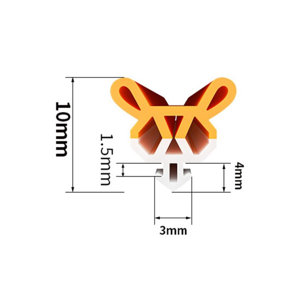 4M Flexible Window Sealing Strip Soundproof Door Draft Stopper High Quality Weather Stripping
