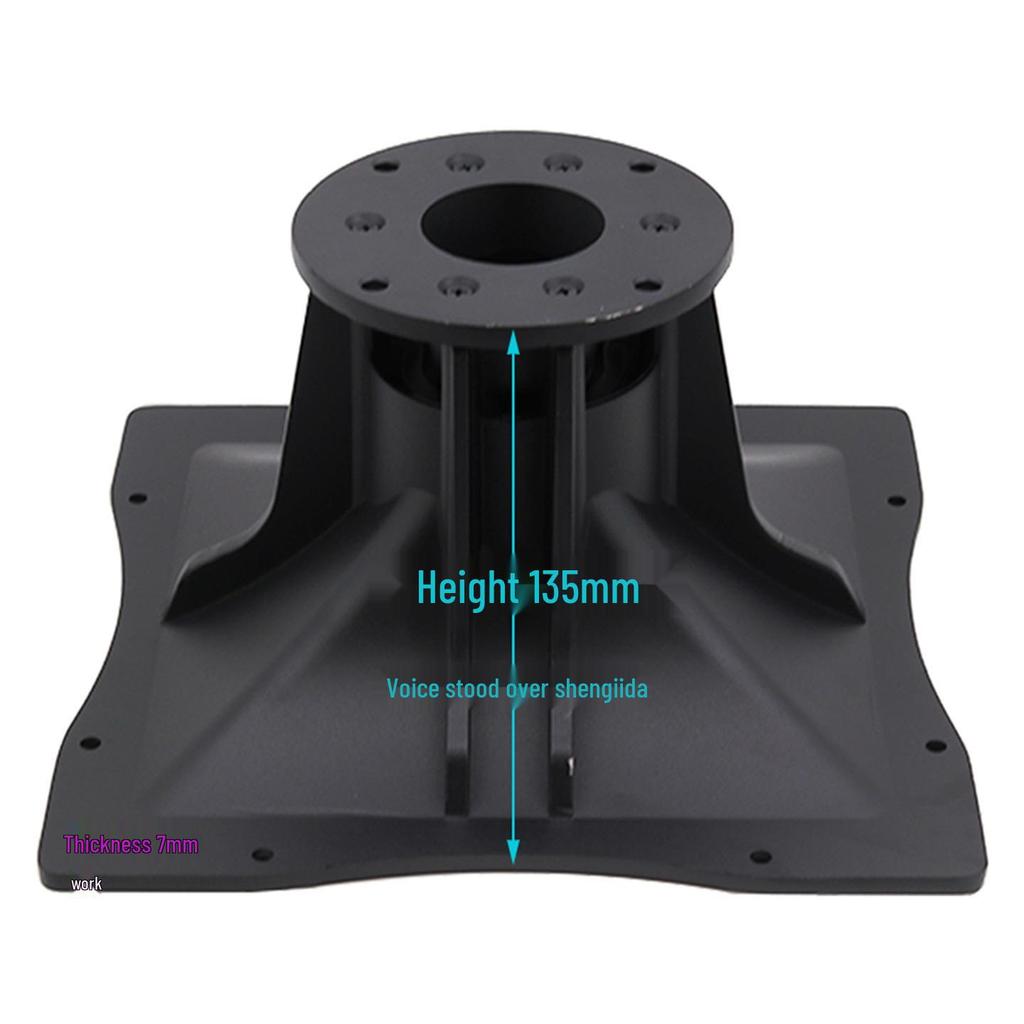 Recessed Edge Aluminum Speaker Horn, Audio RC 250x250mm, 100 Core, 50mm Throat