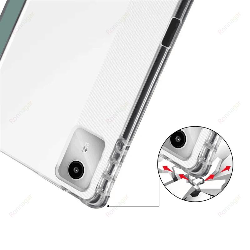 Tablet Cover for Lenovo Xiaoxin Pad 2024 Tab M11 TB-330FU TB-331FC with Pencil Holder Soft Back Funda Lenovo Tab M11 Wake/Sleep Leather Case