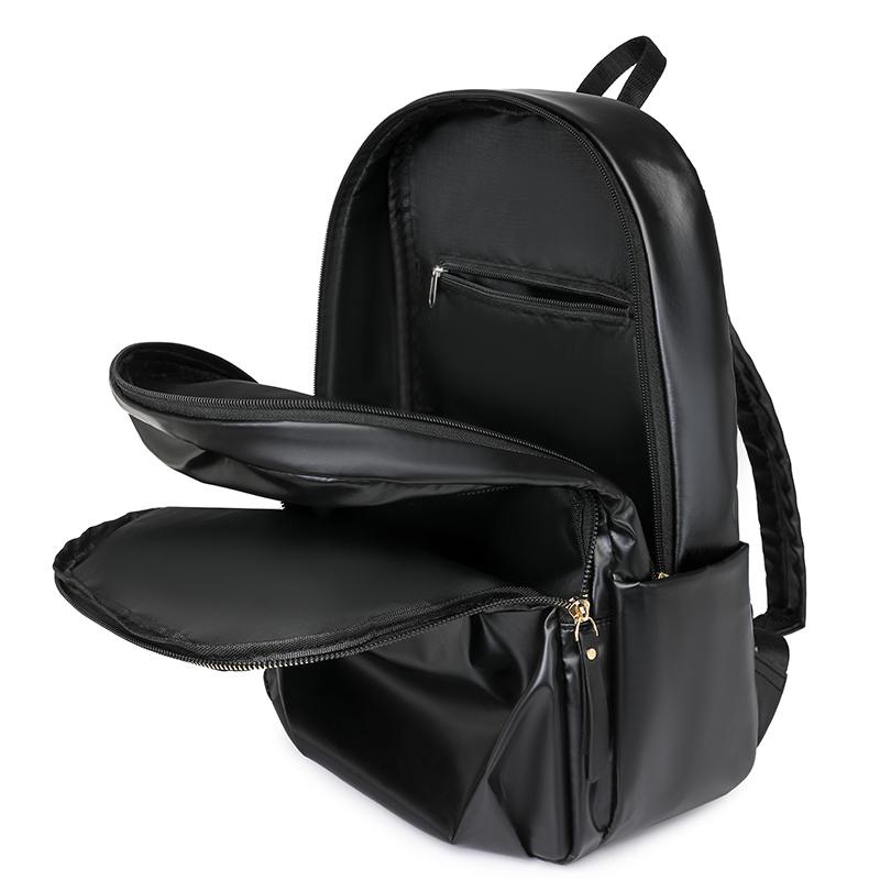 Рюкзак мужской и женский легкий рюкзак для путешествий большой емкости ПУ школьный рюкзак