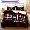 3pcs Custom Name Buffy the Vampire Slayer Bedding Set Duvet Cover Closure Includes 1 Duvet Cover & 2 Pillowcases for All Seasons Bedroom Decor