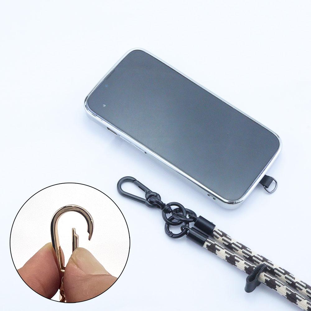 Simple Wind Handmade Mobile Phone Lanyard Thick Rope Bag Mobile Phone Camera Lanyard Accessories Removable Diagonal Lanyard