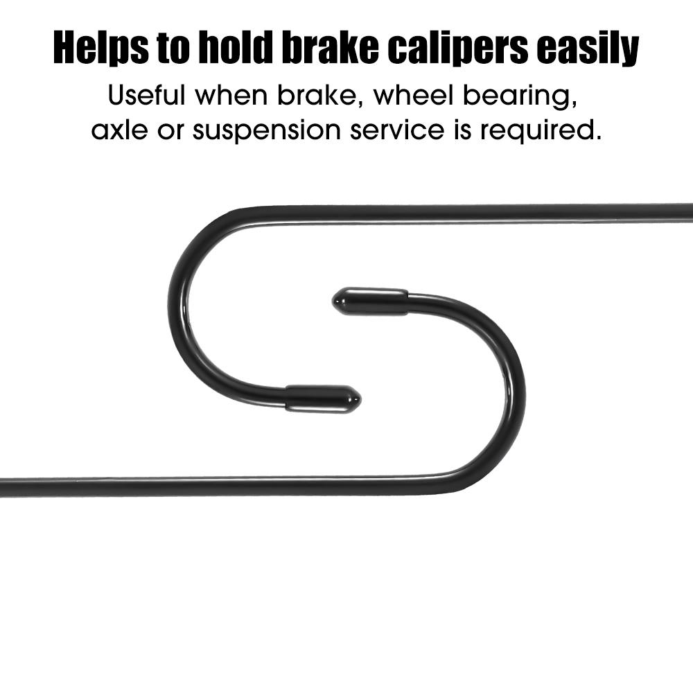 Car Brake Caliper Hook S-type Brake Cylinder Hanger Hook Auto Replaceable External Accessories Brake System Maintenance Hook