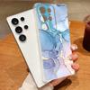 Чехол для телефона с узором под песчаник и мрамор для Samsung Galaxy S26 S25 S24 S23 Ultra S22 Plus S21 S24 S25 FE Прозрачный Ударопрочный Мягкий Чехол