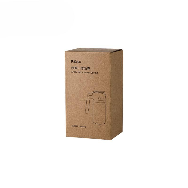 Бутылка-спрей для кухонного масла — это стеклянная бутылка для приправ двойного назначения и интегрированная бутылка-спрей для масла.