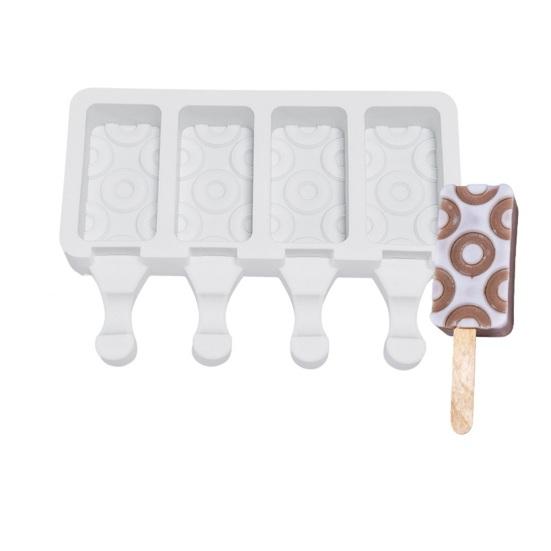 Устойчивая к разрыву форма для мороженого, легкосъемная силиконовая форма «сделай сам», безопасная форма для мороженого для дома