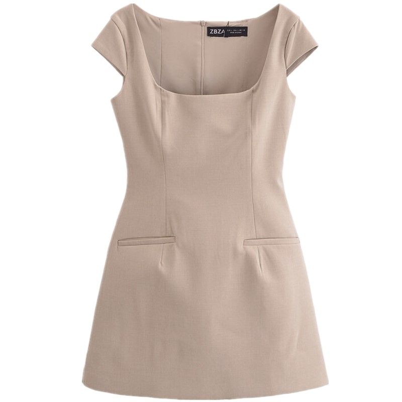 Fashion Style 2024 Autumn New Women's Clothing Stylish Easiest for Match Slim Fit Short Dress Short Skirt 8959114