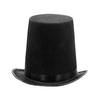 Yousheng Цилиндр Мага Цилиндр Британский Черный Джазовый Цилиндр Мужской и Женский Придворный Джентльмен Плоская Фетровая Шляпа для Выступлений Ролевой Игры