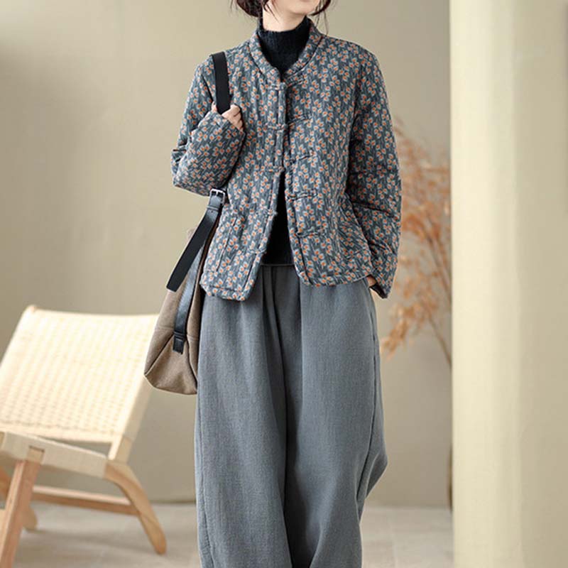 Женское пальто Утепленное Осенне-зимнее Хлопковое Ветрозащитное Оверсайз Теплая Повседневная Куртка