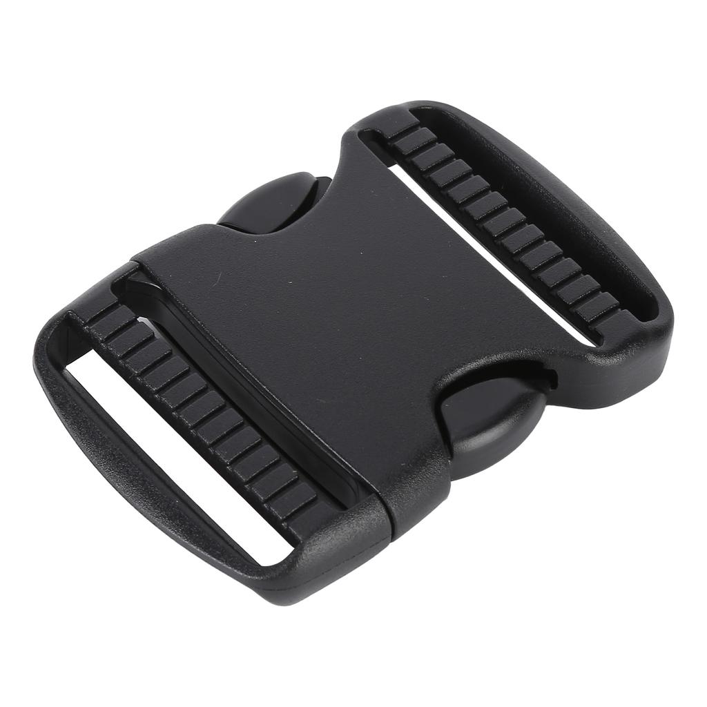 5Pcs Quick Release Buckle Plastic Dual Adjustable Strap Buckles Replacement DIY Craft for Backpack Black