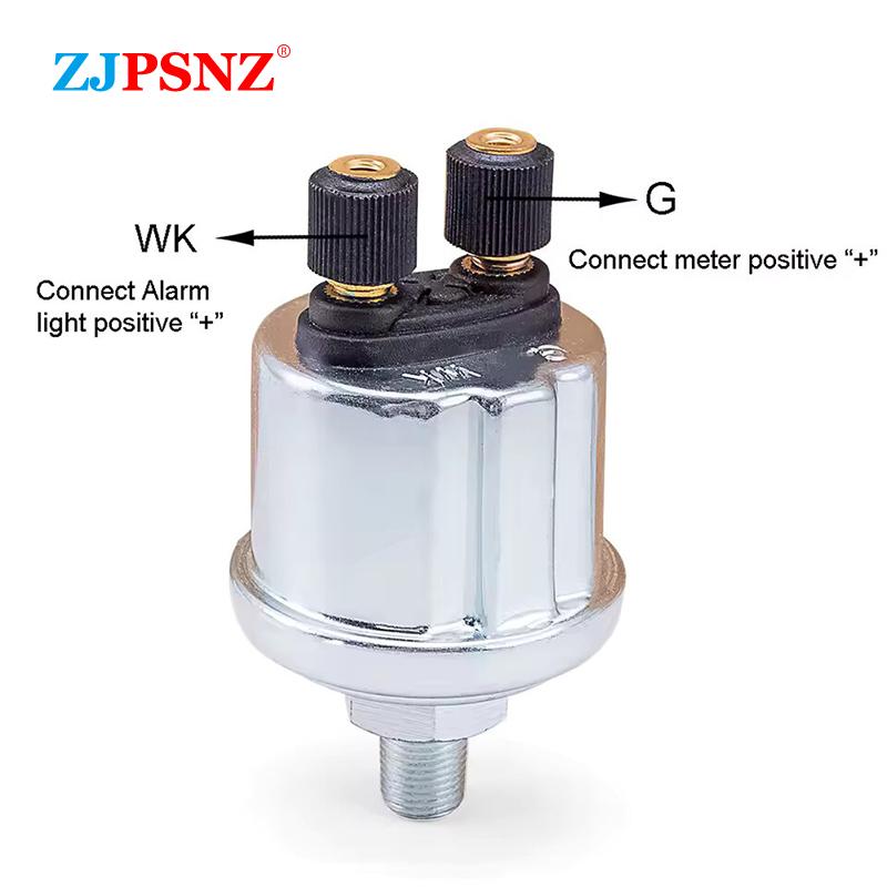 Датчик давления масла VDO 1/4NPT 1/8NPT 10MM 13MM Универсальный 0-10 Бар Нержавеющая сталь Резьбовая пробка Датчик давления с сигнализацией Универсальный