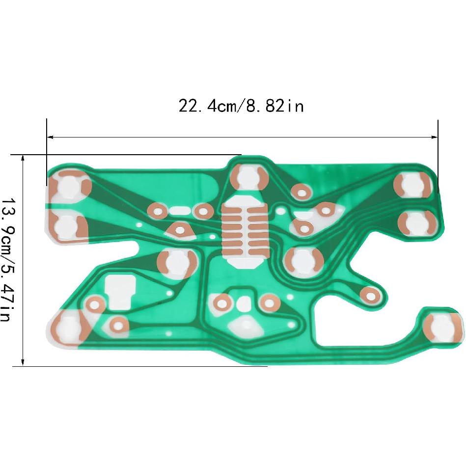 Printed Circuit Board Replacement for 1977-1982 Cor-Vette C3 Center Gauge Cluster 602505
