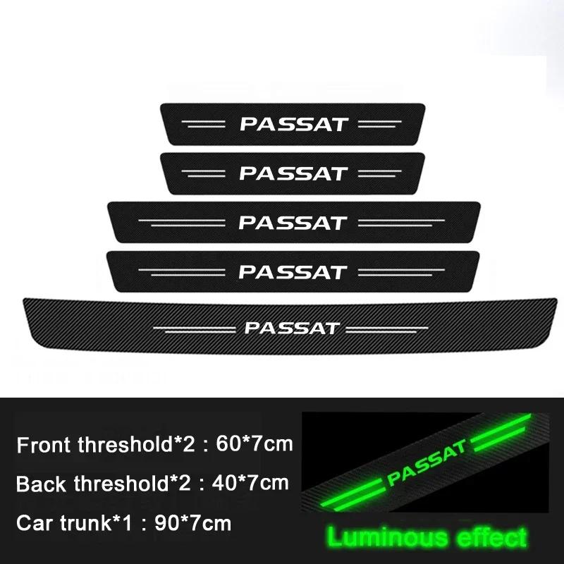 AOICV1 Светящиеся накладки на пороги и багажник для Volkswagen VW Passat B5 B6 B8 B7 Variant