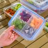 Многоразовые пластиковые контейнеры для хранения продуктов с герметичными крышками, отделениями для приготовления еды, обеда в офисе, пикника, хранения продуктов на кухне