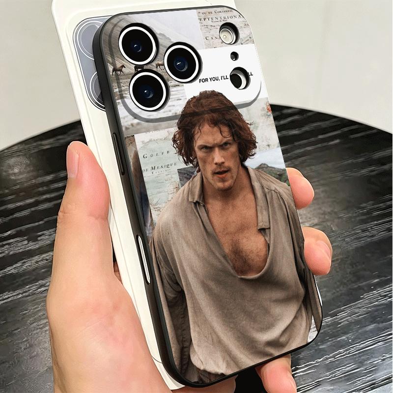 Outlander TV Клэр Мягкий чехол для телефона для iPhone 16 16E 17 Air 15 Pro Max 14 Plus 13 Mini 11 12 7 Черный чехол Задняя крышка