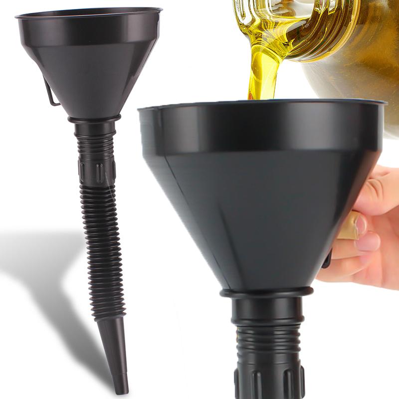Воронки для заправки автомобильных двигателей с удлинительной трубкой для фильтра Универсальная воронка для заправки бензина, дизельного топлива и масла для грузовиков