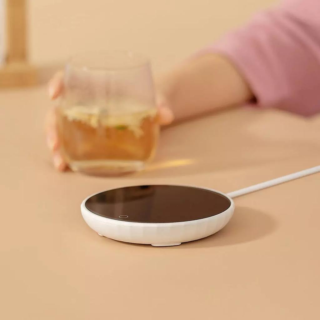 Xiaomi Lexiu Rosou Подставка с постоянной температурой, 55 градусов, постоянная температура, индукционный коврик для чашки с быстрым нагревом в условиях микрогравитации