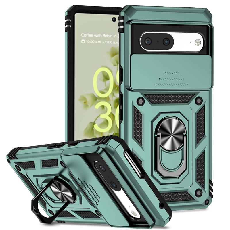 Полная защита для чехла Google Pixel 7 для Google Pixel 7 6A 7A 8 Pro Чехол с выдвижным окном и магнитным держателем для телефона для чехла Google Pixel 7