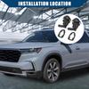 Форсунки омывателя лобового стекла для Honda Pilot 2009-2015 / Спрей-форсунка стеклоочистителя / Прочные / 2 шт. Черные