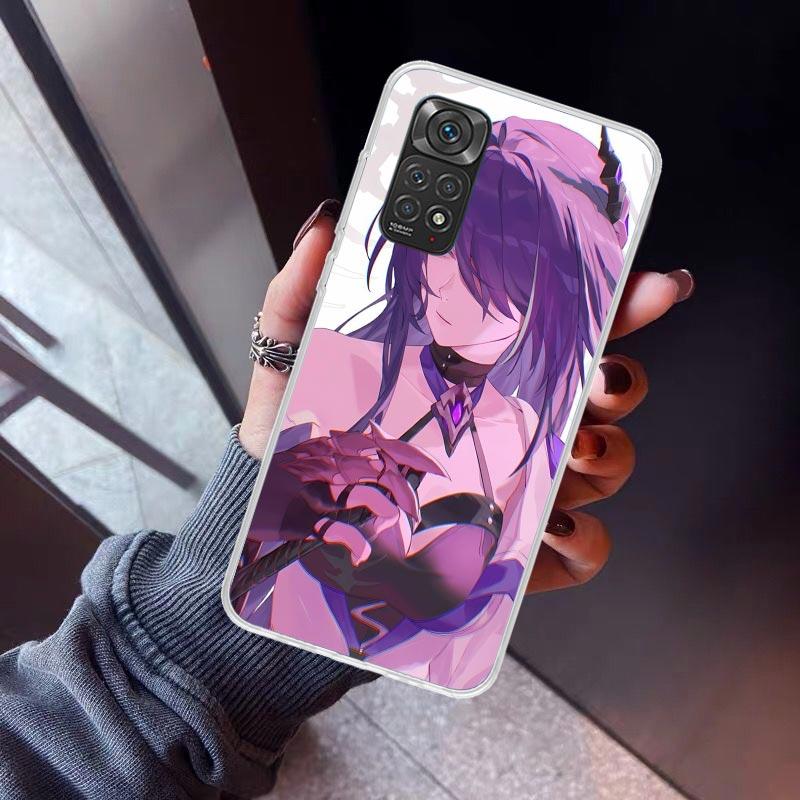 Чехол для телефона Honkai Star Rail Ахерон для Xiaomi Redmi Note 10 11 12 13 14 15 Pro Plus 11S 12S 14S 11T 11E 10S Мягкая задняя крышка из ТПУ