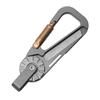 Men's Titanium Alloy Keychain with Knife - Portable EDC Pendant