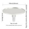 Large Metal Suction Cup Adapter for 3XLR /Vac-U-Lock Connect Sex Machine for Women and Man Sex Product 11.5cm Diameter