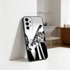 Machine K-Kelly Phone Case For Samsung S25,24,23,22,30,21,10,9,Ultra,Plus,Lite Soft Black Case