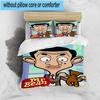 3PCS Mr. Bean's Adventure 3pcs Bedding,Including 3PCS Duvet Cover And 2pcs Pillowcases Perfect for Christmas,Ideal for Bedroom, Dormitory