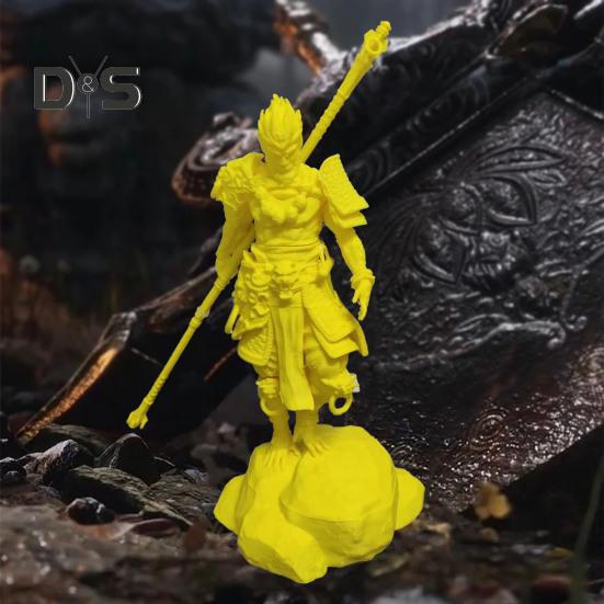 3D-печатная фигурка Укуна Великие мудрецы, равные небесам Статуэтка Скульптура Короля обезьян Модель Настольное украшение Орнамент Игровая периферия