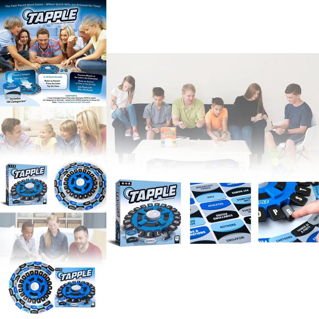 Tapple Tower Динамичная Семейная Настольная Игра Красочная Обучающая Игрушка Для Всех Возрастов