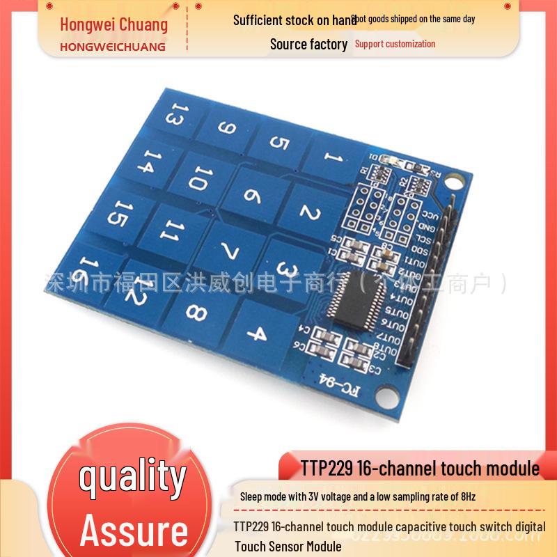 TTP229 16-Channel Capacitive Touch Sensor Module
