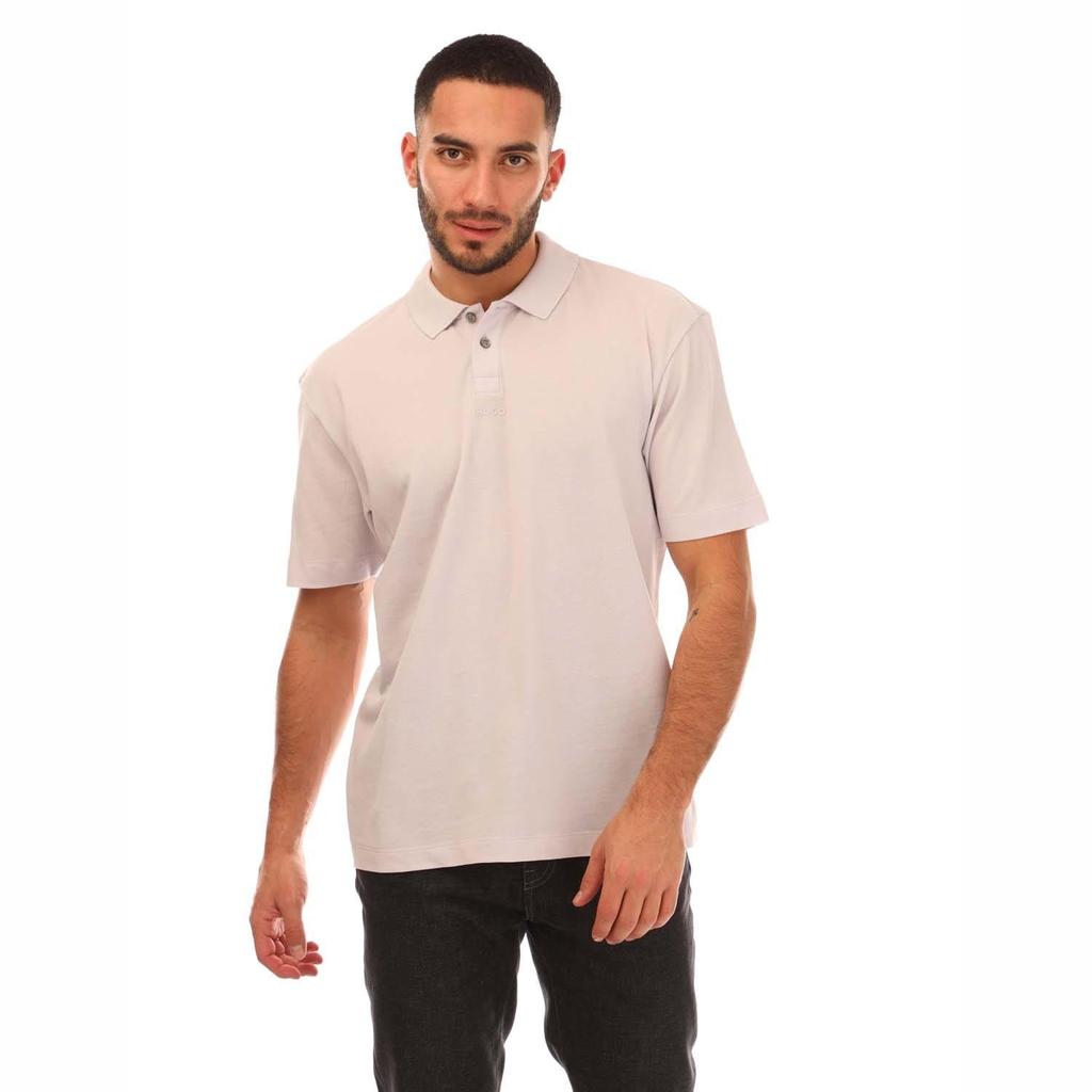 Hugo Mens Dangula Print Logo Polo Shirt