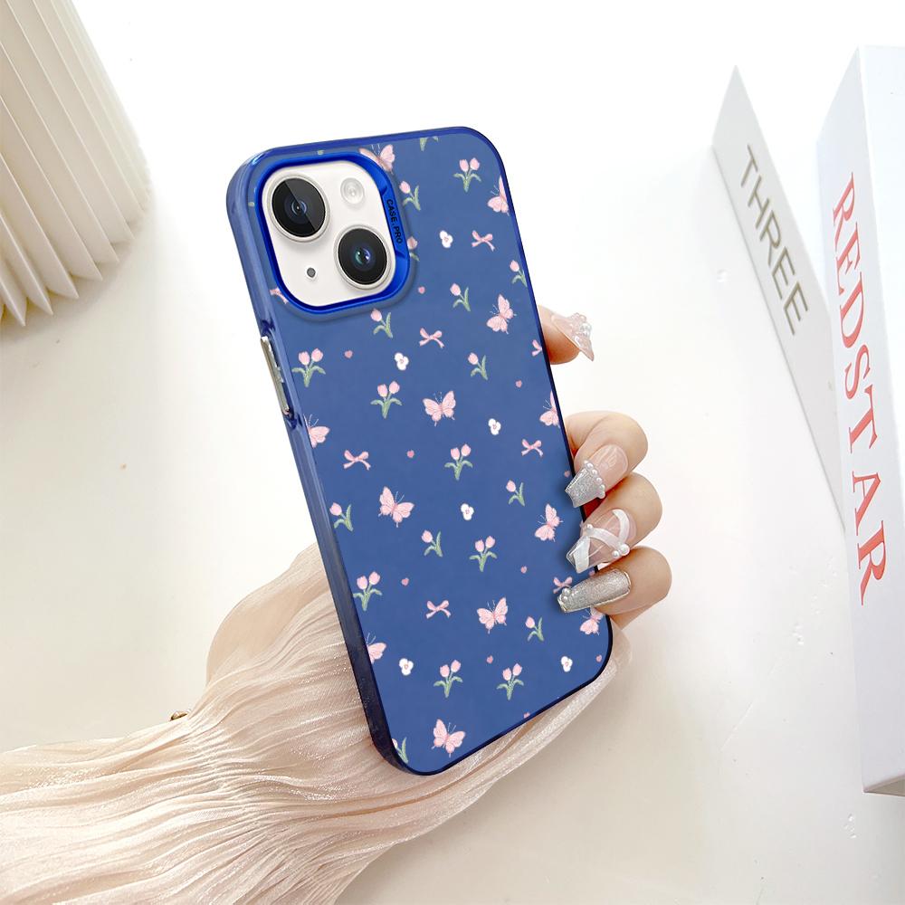 Модный красочный серебристый двусторонний чехол для телефона, мягкий край, жесткий чехол, полная защита, противоударный чехол для телефона для Samsung A16 A55 Xiaomi Redmi 14C Poco C75