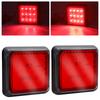 Aoling LED Tail Light for 12V Square Rear Suitable for Small Brakes of Light Equipped with 12 Fall Set of 2 Trucks, 24V, Light, Trailers, Trucks,