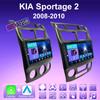 2 DIN Android Carplay автомобильное радио для KIA Sportage 2 2008-2010 мультимедийный проигрыватель головное устройство стерео GPS навигация BT WIFI 2+32 ГБ