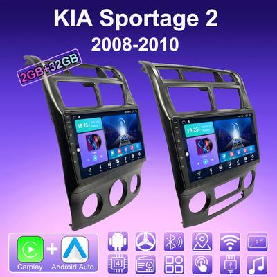 2 DIN Android Carplay автомобильное радио для KIA Sportage 2 2008-2010 мультимедийный проигрыватель головное устройство стерео GPS навигация BT WIFI 2+32 ГБ
