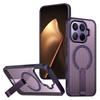 KEYSION Магнитный чехол с полыми элементами для рассеивания тепла для Xiaomi 17T Pro 5G, охлаждающий, со скрытой подставкой, противоударный чехол для телефона для Xiaomi 17T 5G