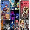 Чехол для телефона Gaara Naruto Uchiha Sasuke для Xiaomi Redmi Note 12 10 11 9 8 Pro 10C 12C 9T 9A Note11 Note12 5G 4G