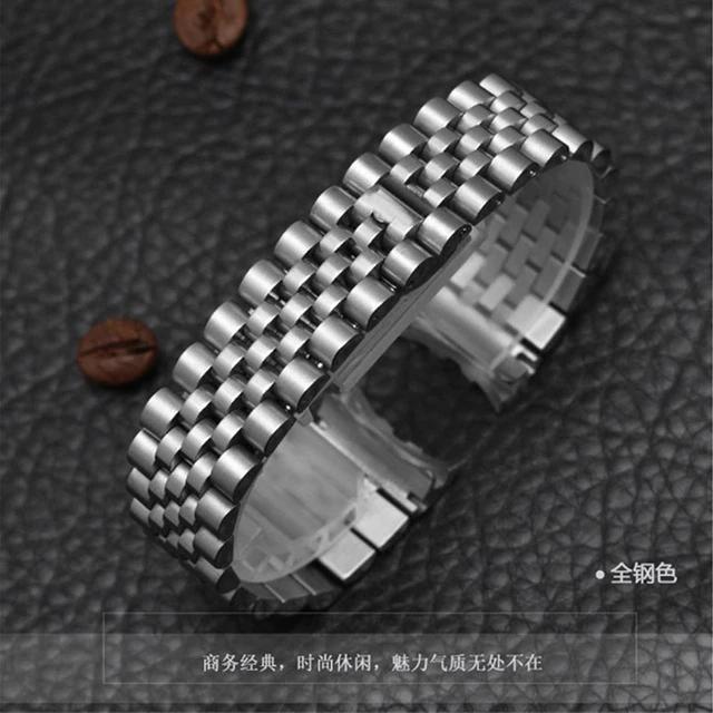 Браслет для часов 20 мм 21 мм Спортивный Для Rolex DATEJUST DAY-DATE OYSTERPERTUAL DATE Стальной ремешок Мужские и женские ремешки для часов